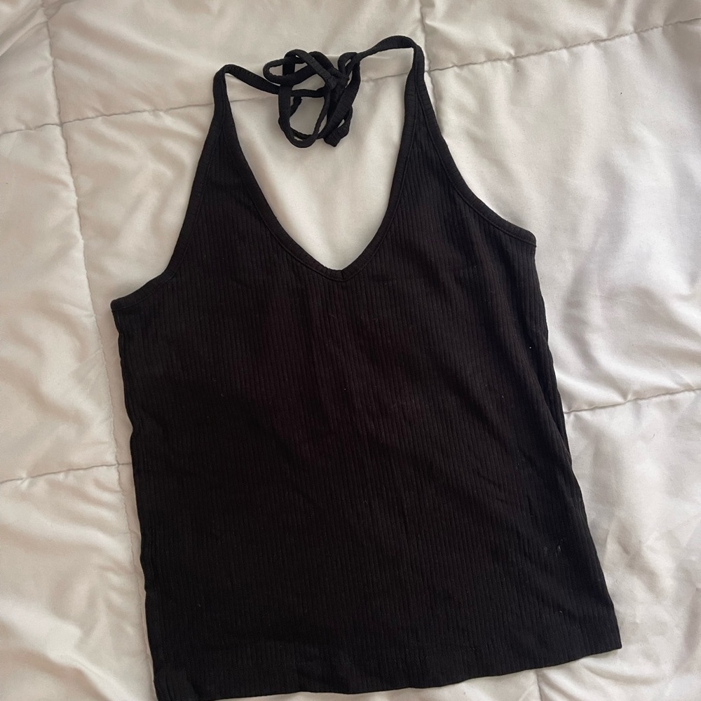 Old Navy Black Halter Neck Women's Top